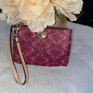 Coach small wristlet
